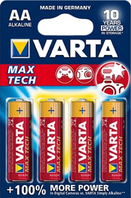 Varta Battery AA/LR6 Max Tech in the group OTHER BATTERIES / AA / AAA / 9V - BATTERIES at TH Pettersson AB (30-VAR LR6 M)